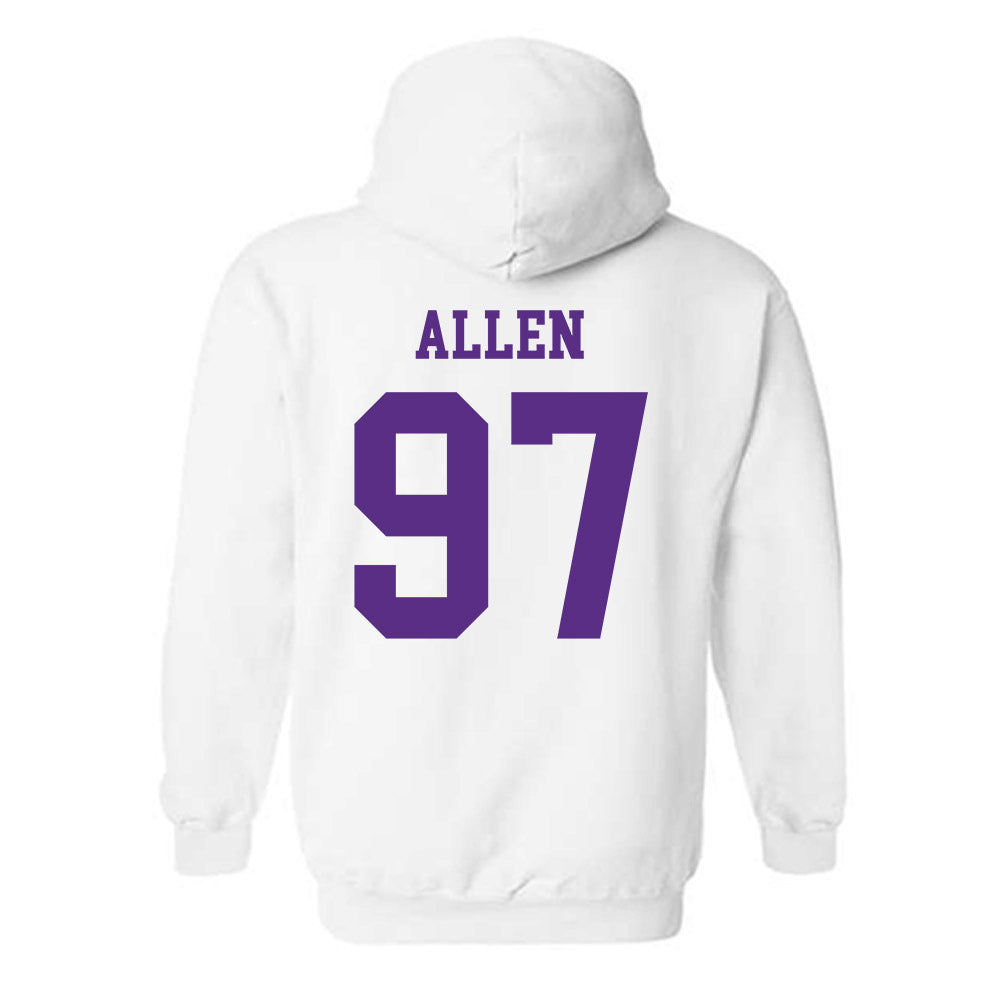 North Alabama - NCAA Football : Trace Allen - Classic Fashion Shersey Hooded Sweatshirt-1