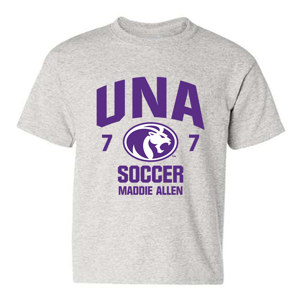 North Alabama - NCAA Women's Soccer : Maddie Allen - Classic Fashion Shersey Youth T-Shirt-0