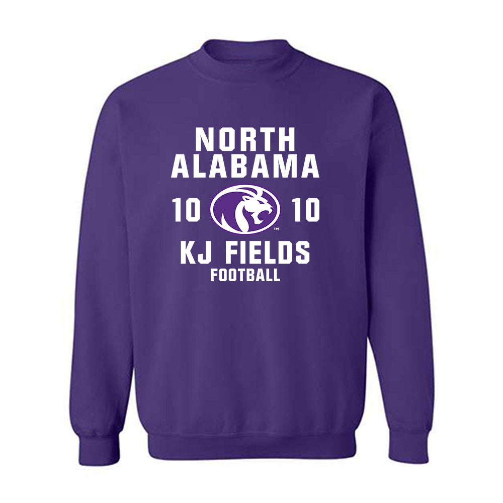 North Alabama - NCAA Football : KJ Fields - Classic Shersey Crewneck Sweatshirt-0