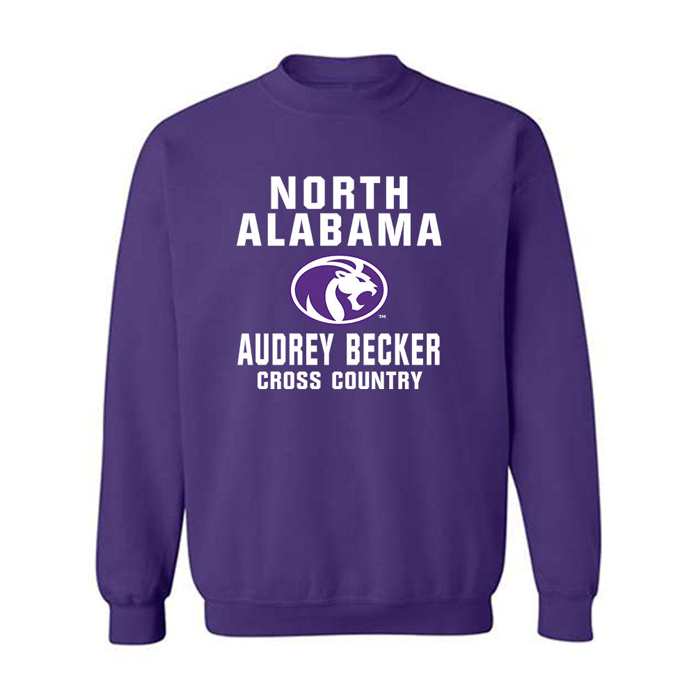North Alabama - NCAA Women's Cross Country : Audrey Becker - Classic Shersey Crewneck Sweatshirt-0