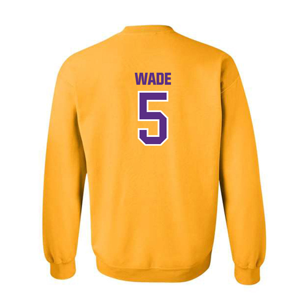 North Alabama - NCAA Football : Destin Wade - Classic Shersey Crewneck Sweatshirt-1