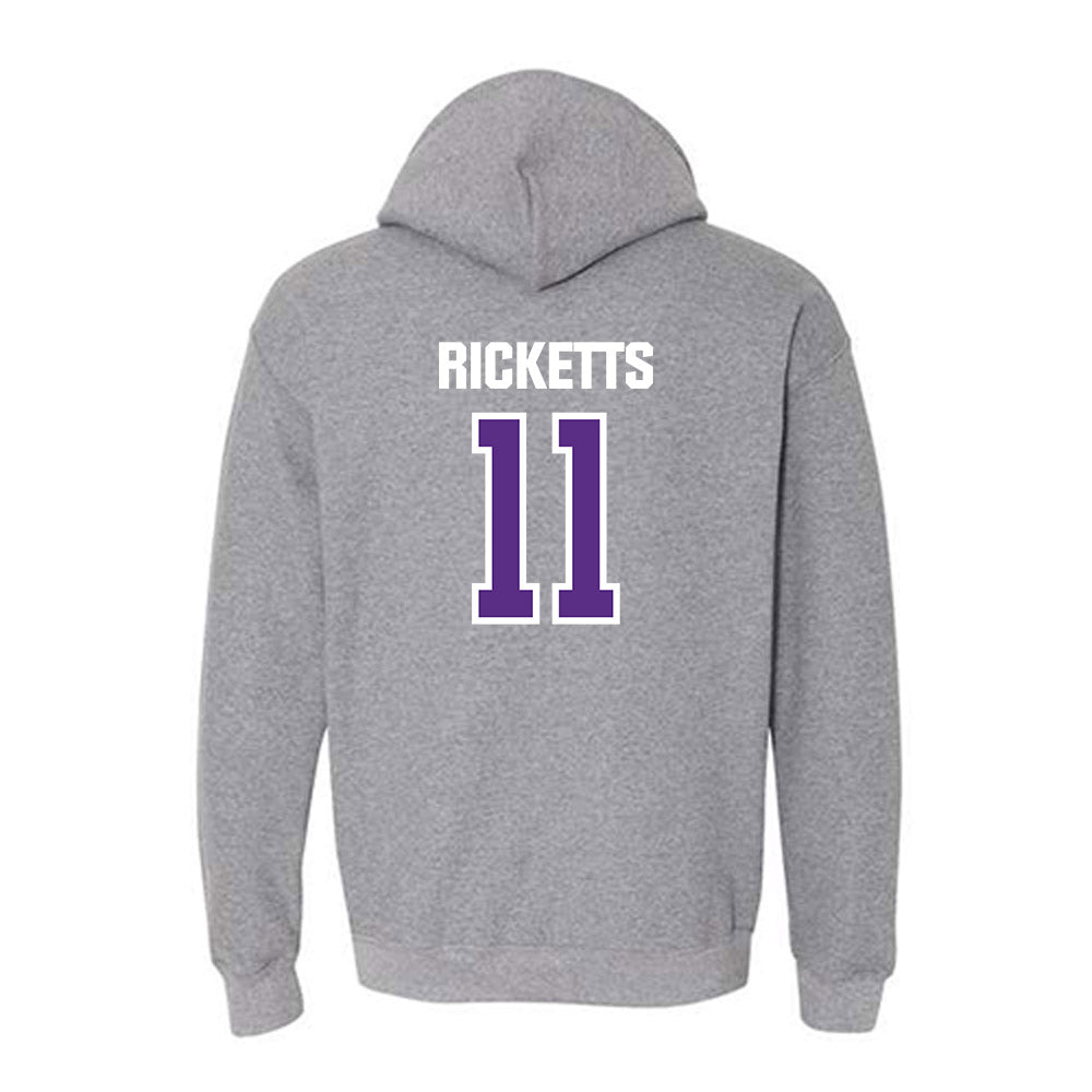 North Alabama - NCAA Women's Volleyball : Reese Ricketts - Classic Shersey Hooded Sweatshirt-1