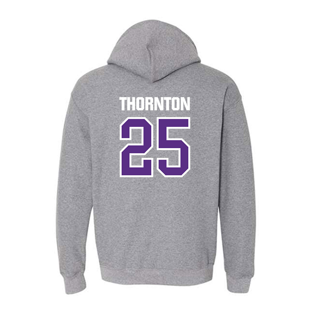 North Alabama - NCAA Football : Logan Thornton - Classic Shersey Hooded Sweatshirt-1