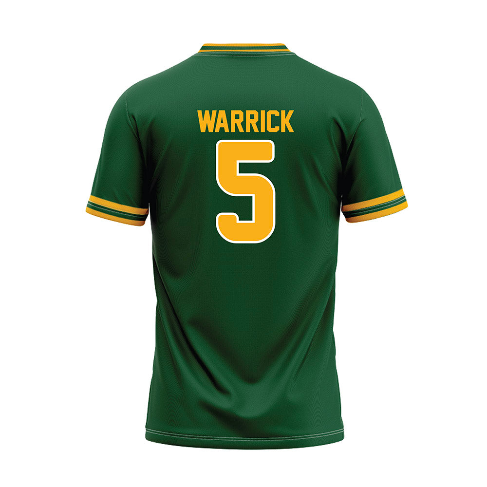 UAB - NCAA Baseball : Isaac Warrick - Green Baseball Jersey-1