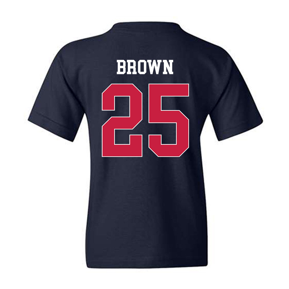 South Alabama - NCAA Men's Basketball : Judah Brown - Classic Fashion Shersey Youth T-Shirt-1