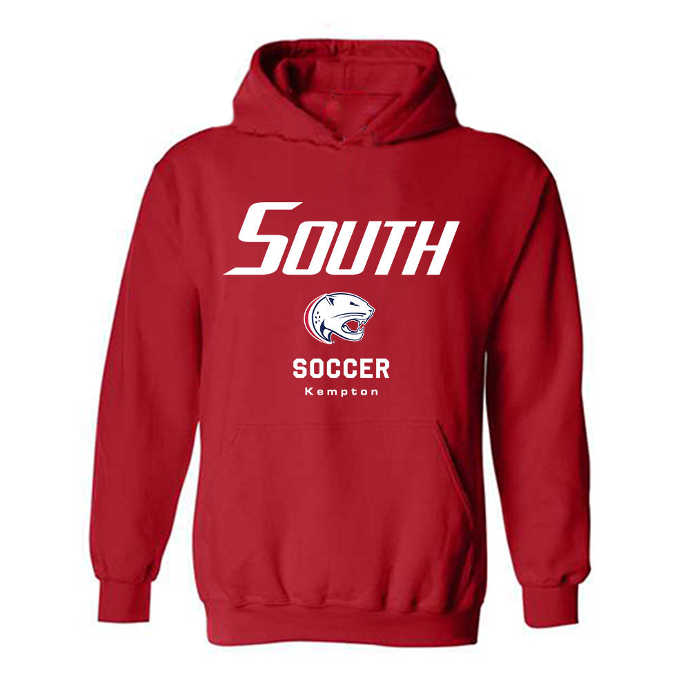 South Alabama - NCAA Women's Soccer : Peyton Kempton - Classic Fashion Shersey Hooded Sweatshirt-0