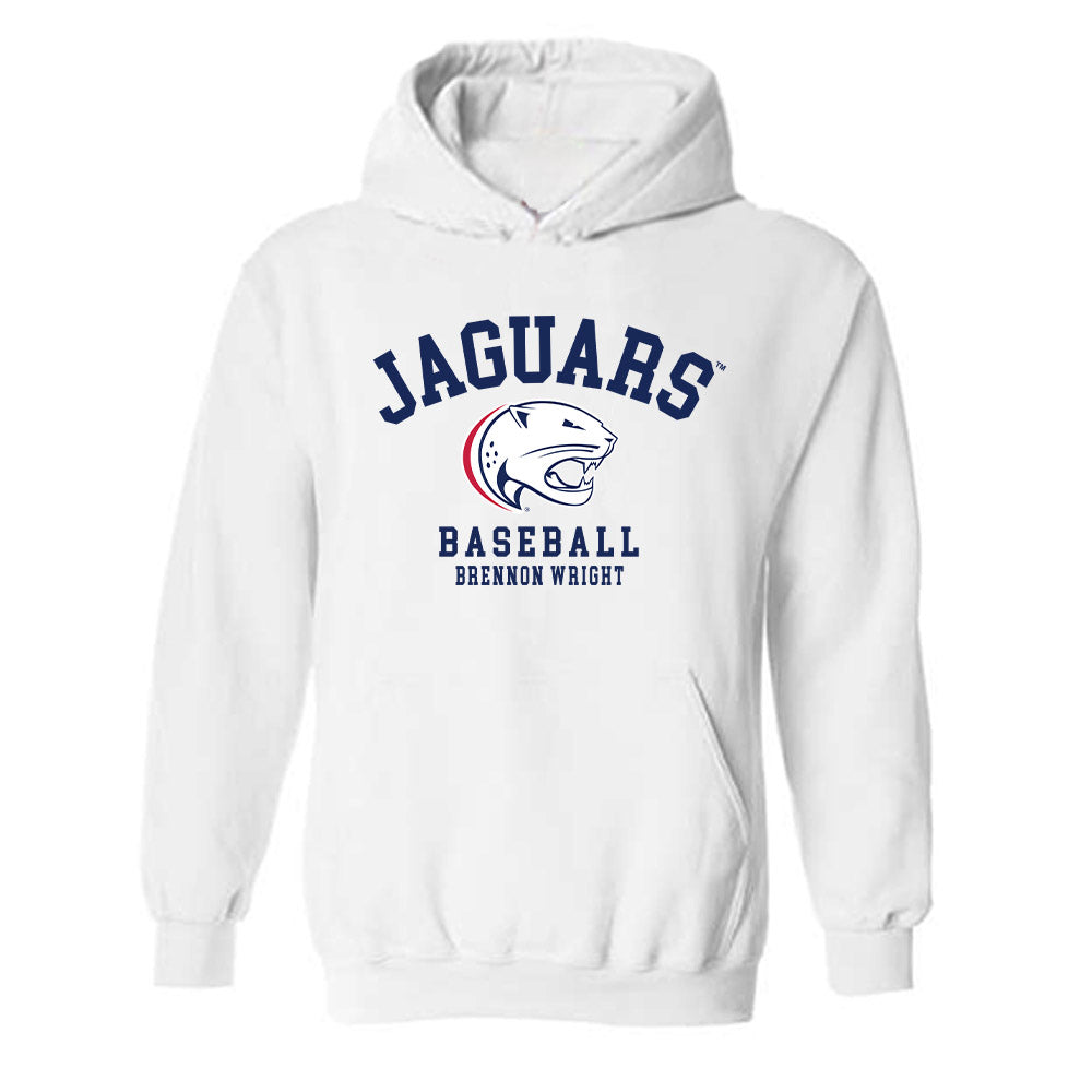 South Alabama - NCAA Baseball : Brennon Wright - Classic Fashion Shersey Hooded Sweatshirt-0