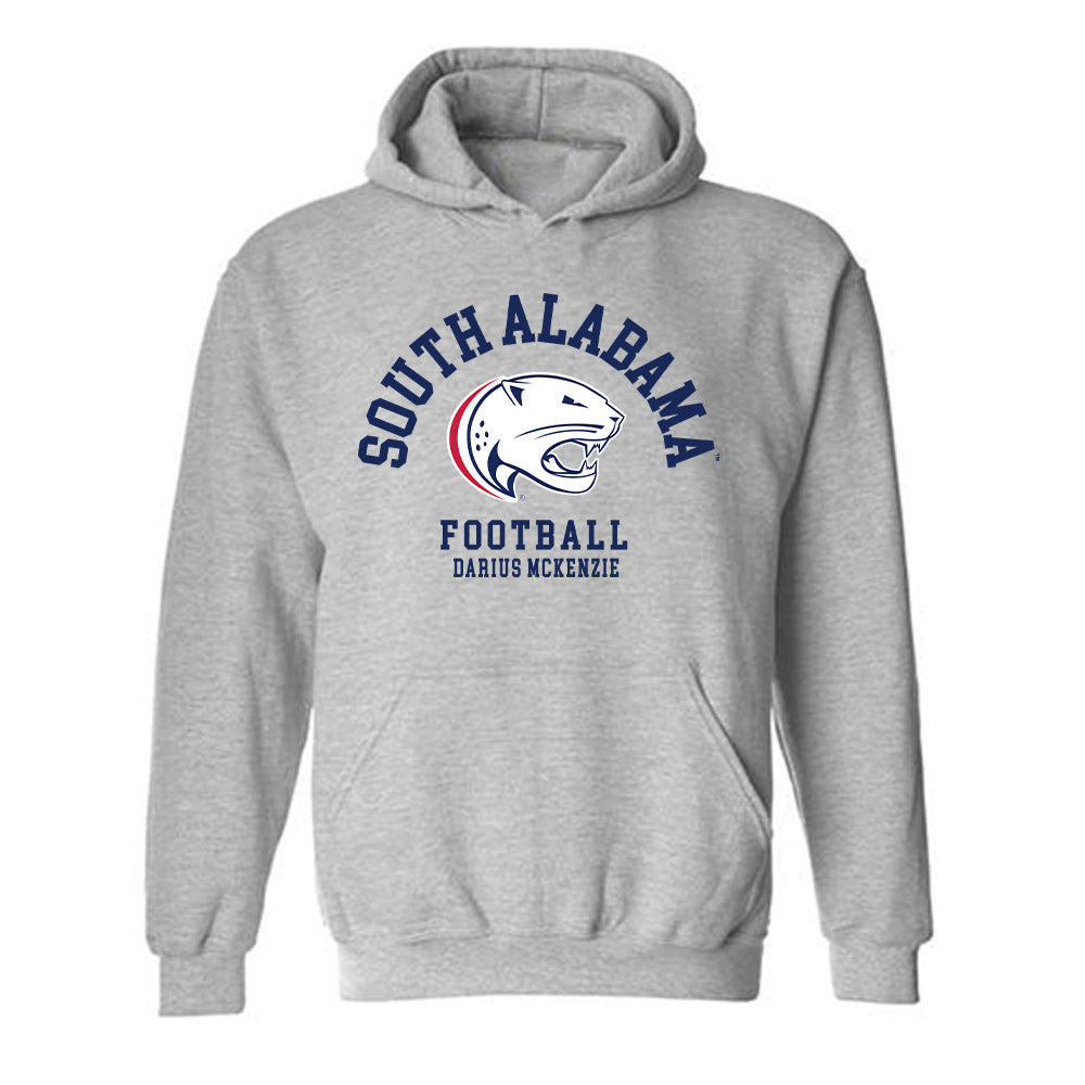 South Alabama - NCAA Football : Darius McKenzie - Classic Fashion Shersey Hooded Sweatshirt-0