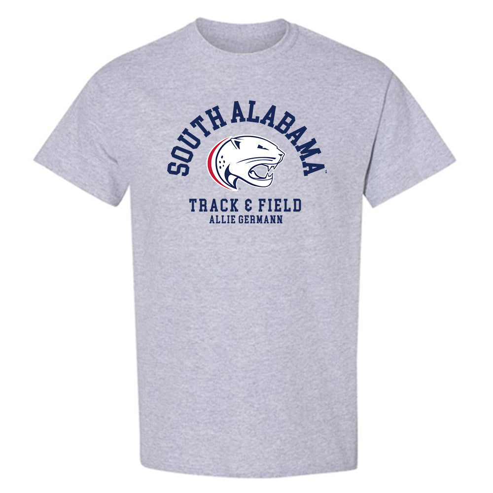 South Alabama - NCAA Women's Track & Field : Allie Germann - Classic Fashion Shersey T-Shirt-0