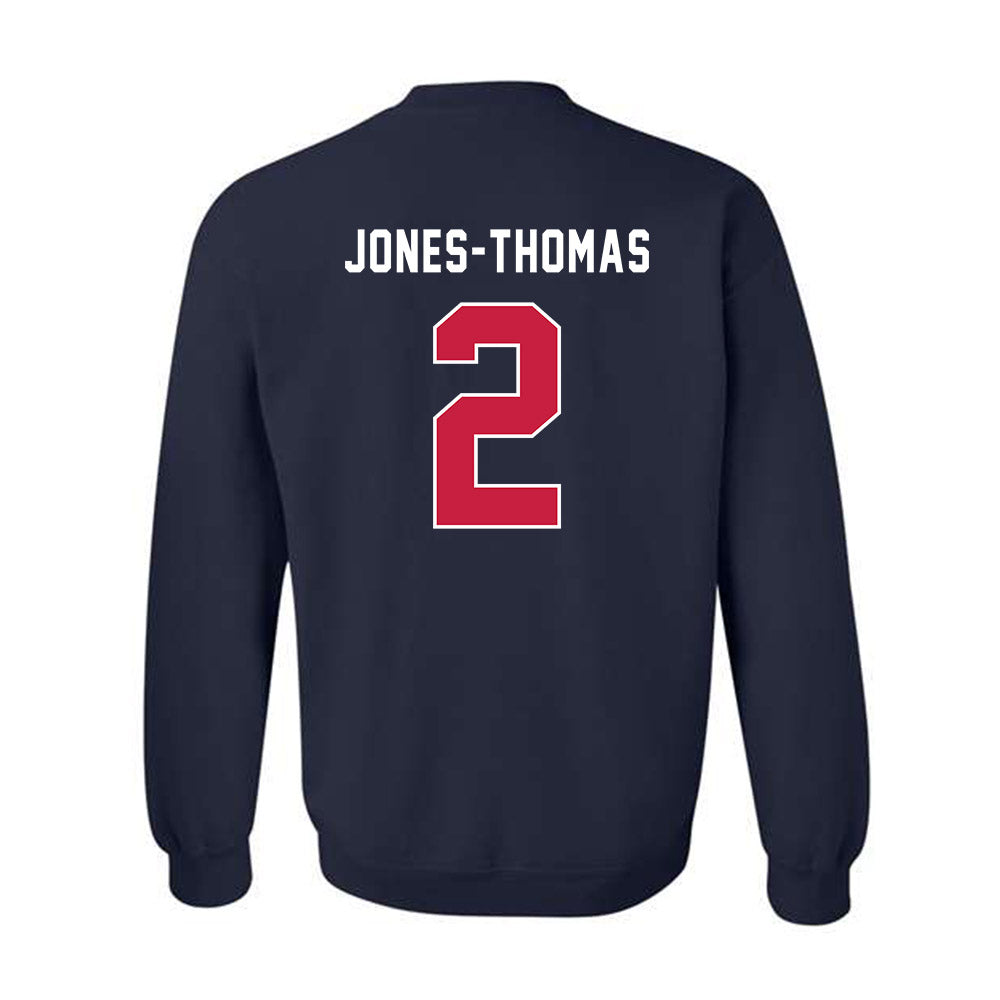 South Alabama - NCAA Football : Jeremiah Jones-Thomas - Classic Fashion Shersey Crewneck Sweatshirt-1