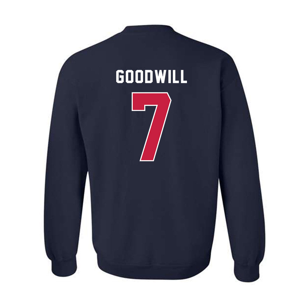 South Alabama - NCAA Football : Ty Goodwill - Classic Fashion Shersey Crewneck Sweatshirt-1