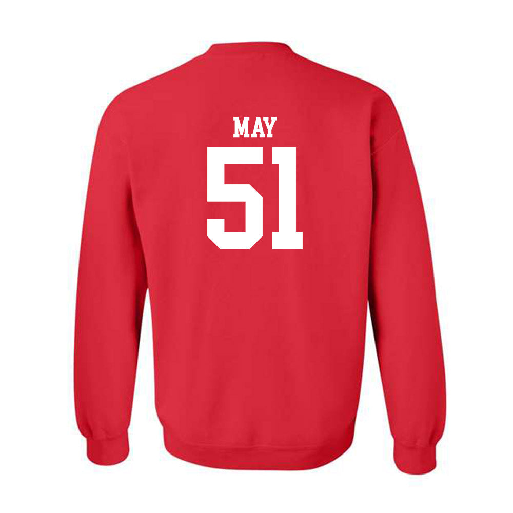 South Alabama - NCAA Football : Jordan May - Classic Shersey Crewneck Sweatshirt-1