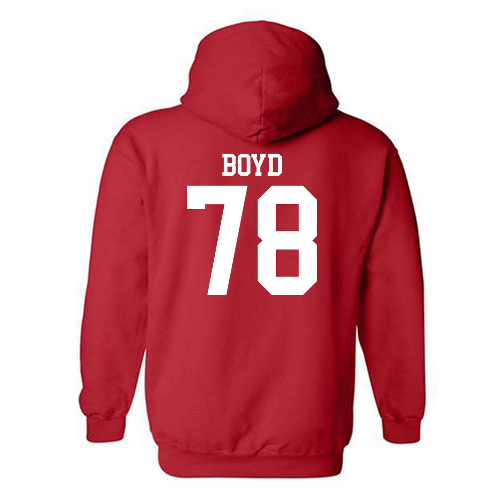 South Alabama - NCAA Football : Noah Boyd - Classic Shersey Hooded Sweatshirt-1