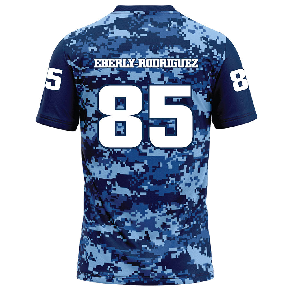 UTC - NCAA Football : Nathaniel Eberly-Rodriguez - Navy Blue Camo Football Jersey-1