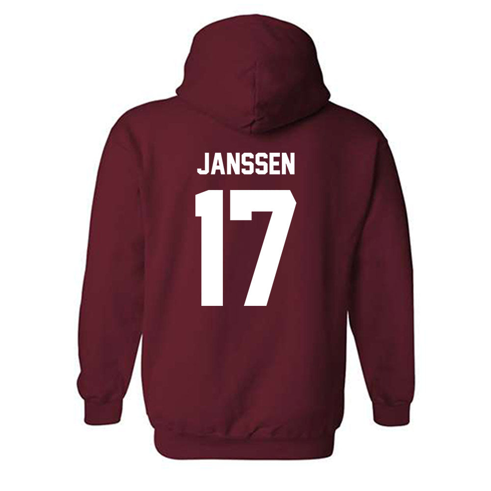 NCCU - NCAA Softball : Madeline Janssen - Classic Shersey Hooded Sweatshirt-1