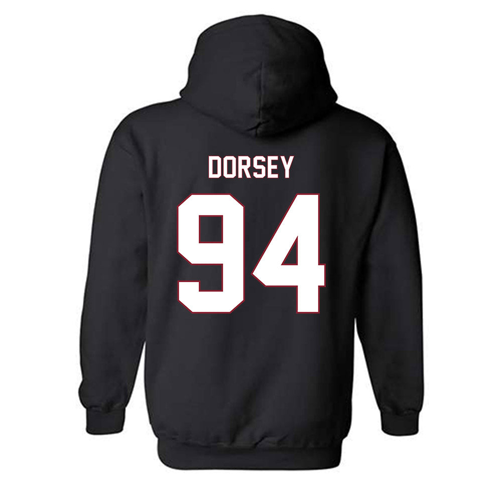 NCCU - NCAA Football : Gary Dorsey - Replica Shersey Hooded Sweatshirt-1