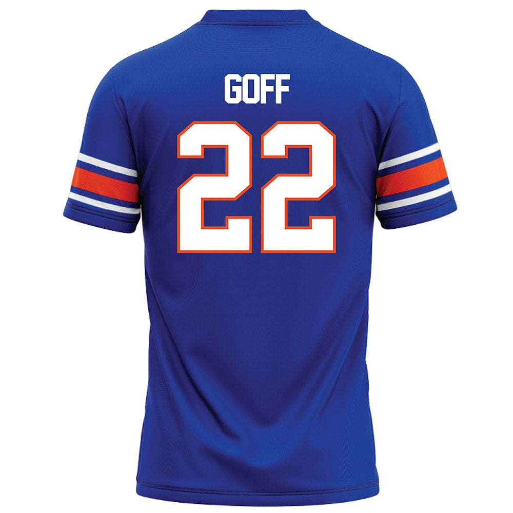 Boise State - NCAA Football : Juelz Goff - Blue Football Jersey-1