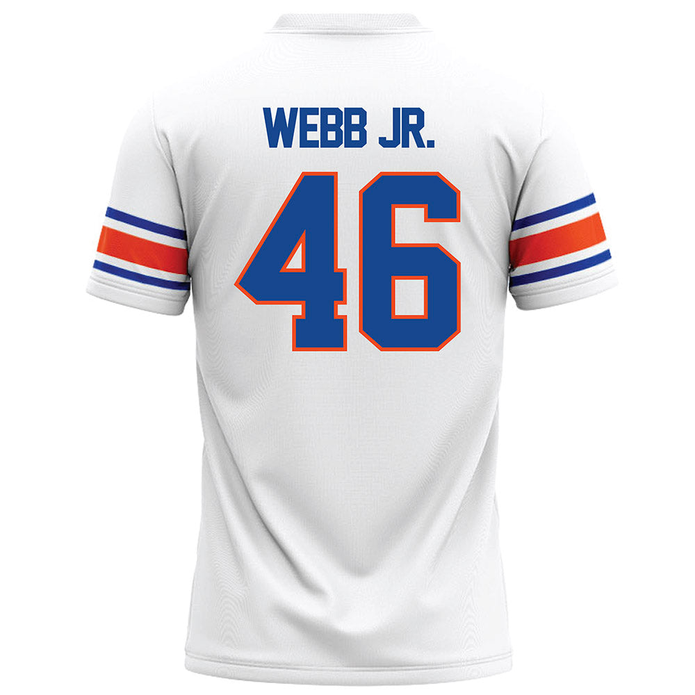 Boise State - NCAA Football : Corey Webb Jr. - White Football Jersey-1
