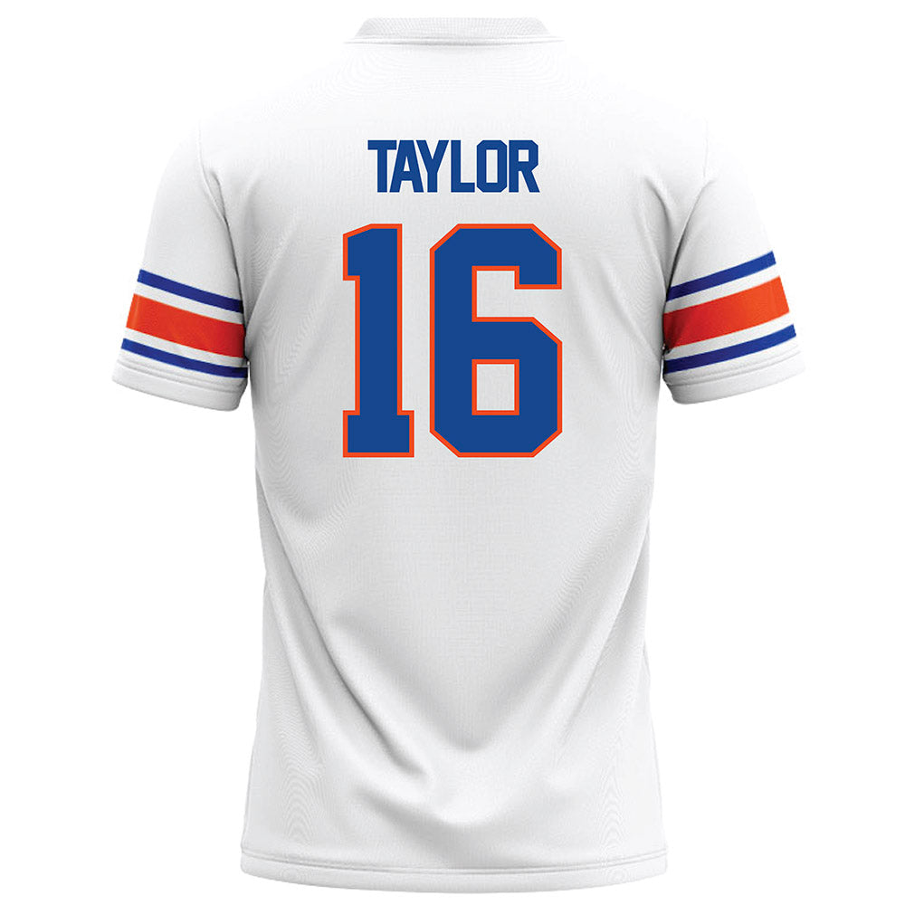 Boise State - NCAA Football : Jackson Taylor - White Football Jersey-1