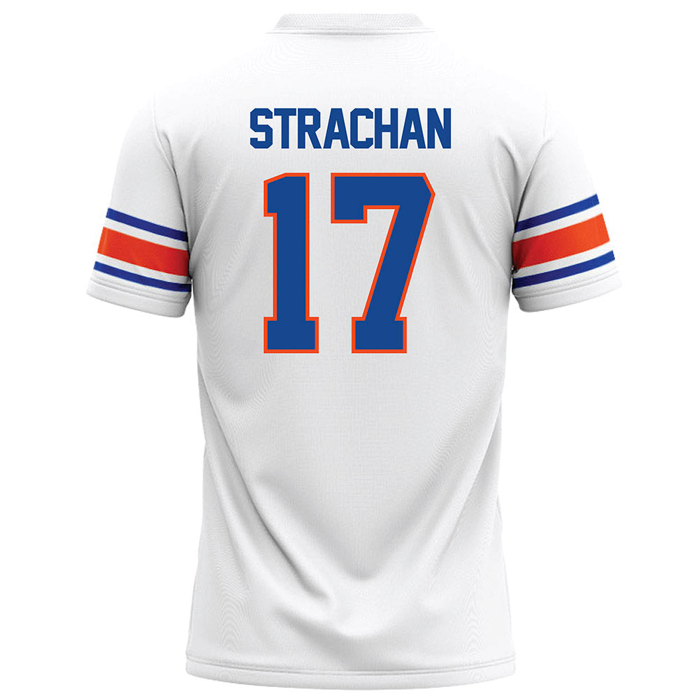Boise State - NCAA Football : Prince Strachan - White Football Jersey