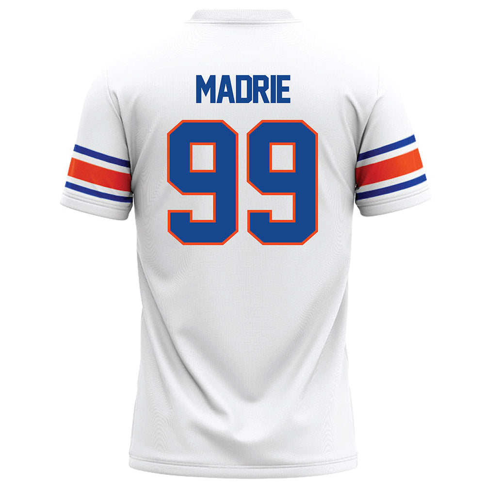 Boise State - NCAA Football : Michael Madrie - White Football Jersey-1