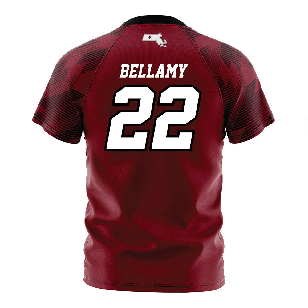 UMass - NCAA Women's Soccer : Morgan Bellamy - Maroon Soccer Jersey-1