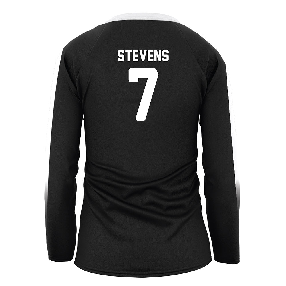 Alabama - NCAA Women's Volleyball : Sarah Stevens - Black Volleyball Jersey-3