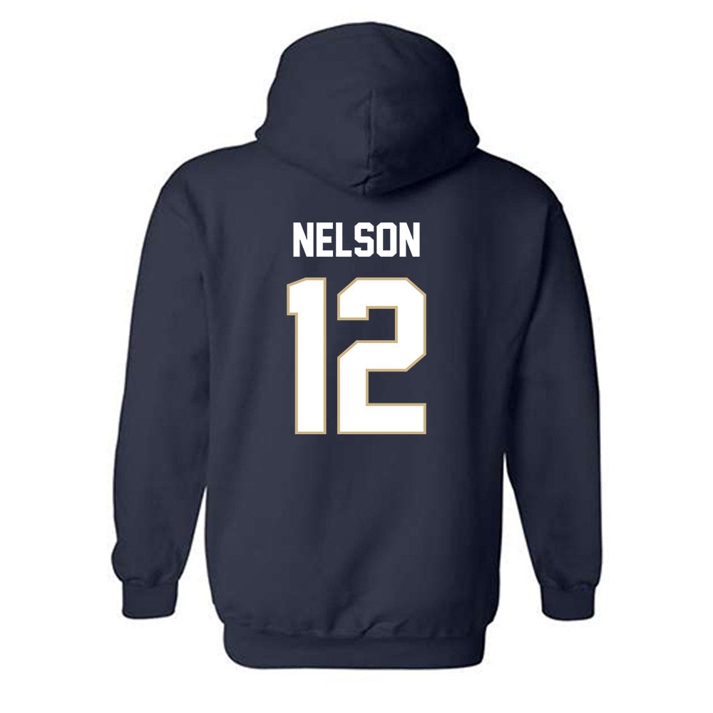 GWU - NCAA Men's Water Polo : Austin Nelson - Classic Fashion Shersey Hooded Sweatshirt-1