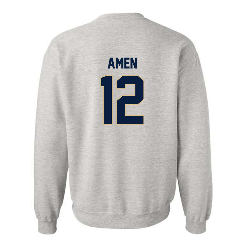 GWU - NCAA Men's Water Polo : Brian Amen - Classic Fashion Shersey Crewneck Sweatshirt-1
