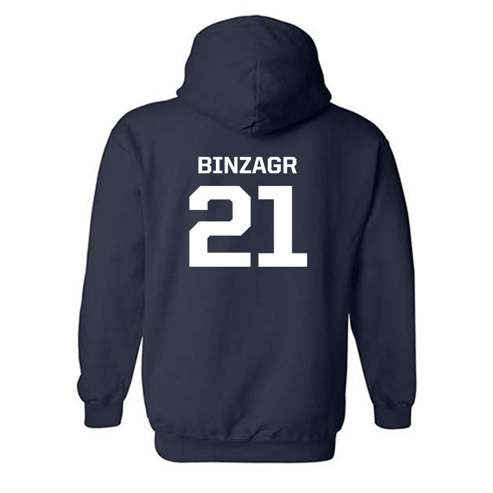 GWU - NCAA Men's Basketball : Mohamed Binzagr - Classic Shersey Hooded Sweatshirt-1