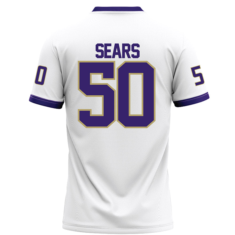 JMU - NCAA Football : Jesse Sears - White Football Jersey-1