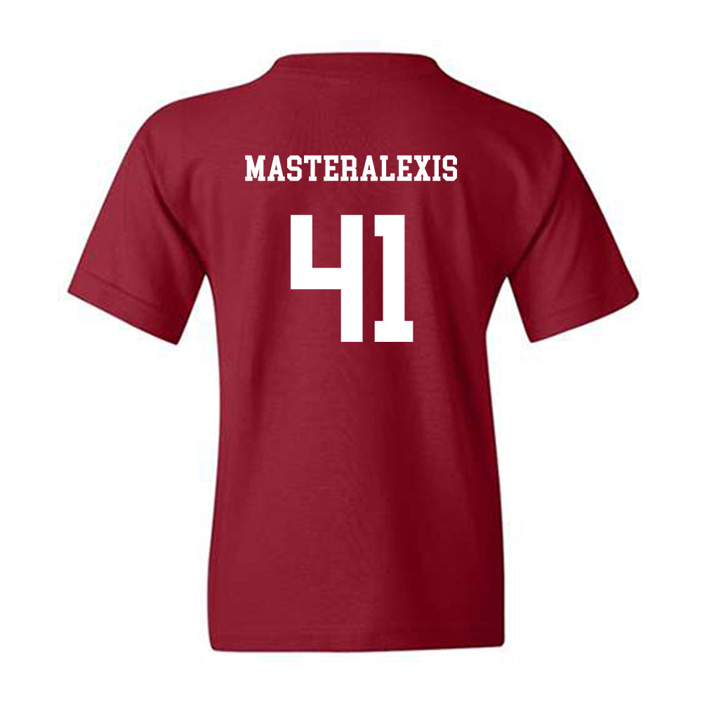 UMass - NCAA Baseball : Justin Masteralexis - Classic Fashion Shersey Youth T-Shirt-1
