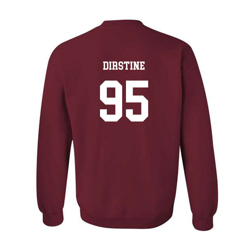 UMass - NCAA Football : Hollis Dirstine - Classic Fashion Shersey Crewneck Sweatshirt-1