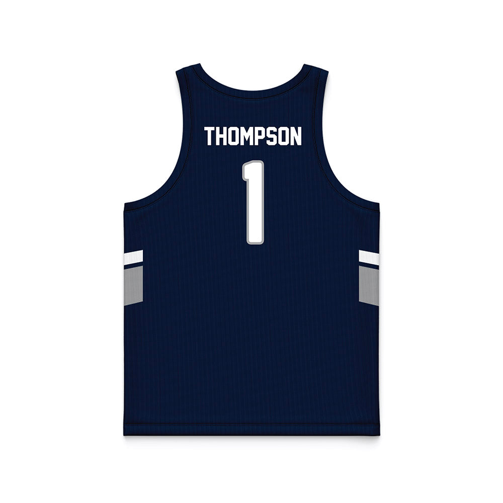 UNF - NCAA Men's Basketball : Taylor Thompson - Midnight Navy Basketball Jersey