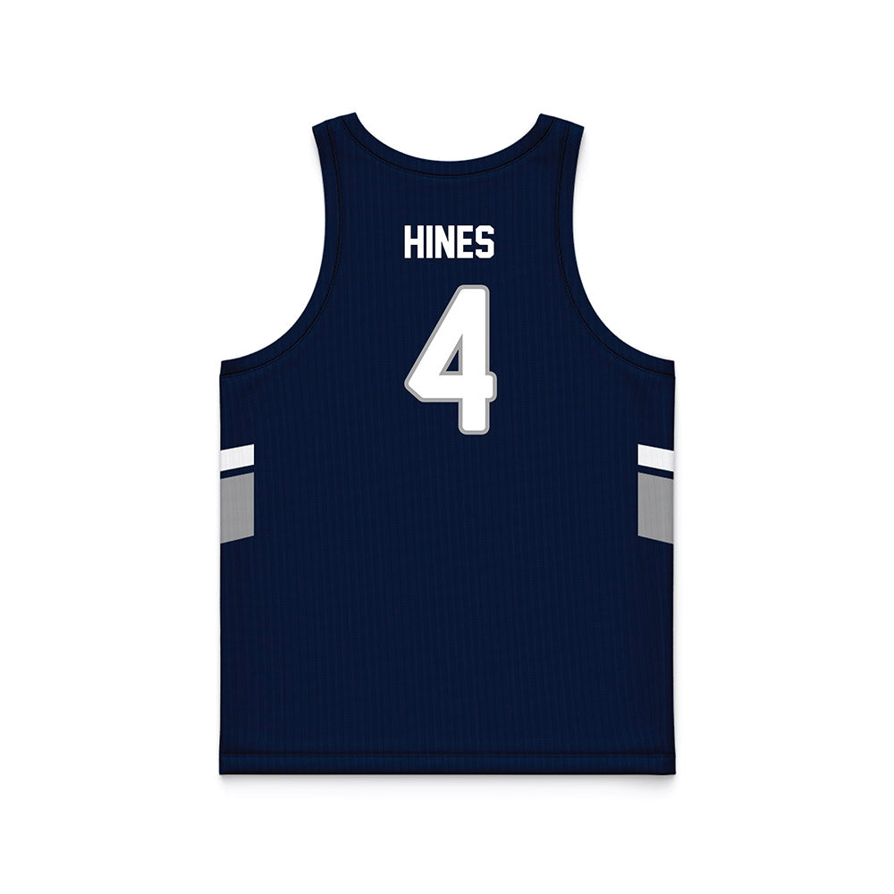 UNF - NCAA Men's Basketball : Devin Hines - Midnight Navy Basketball Jersey-1
