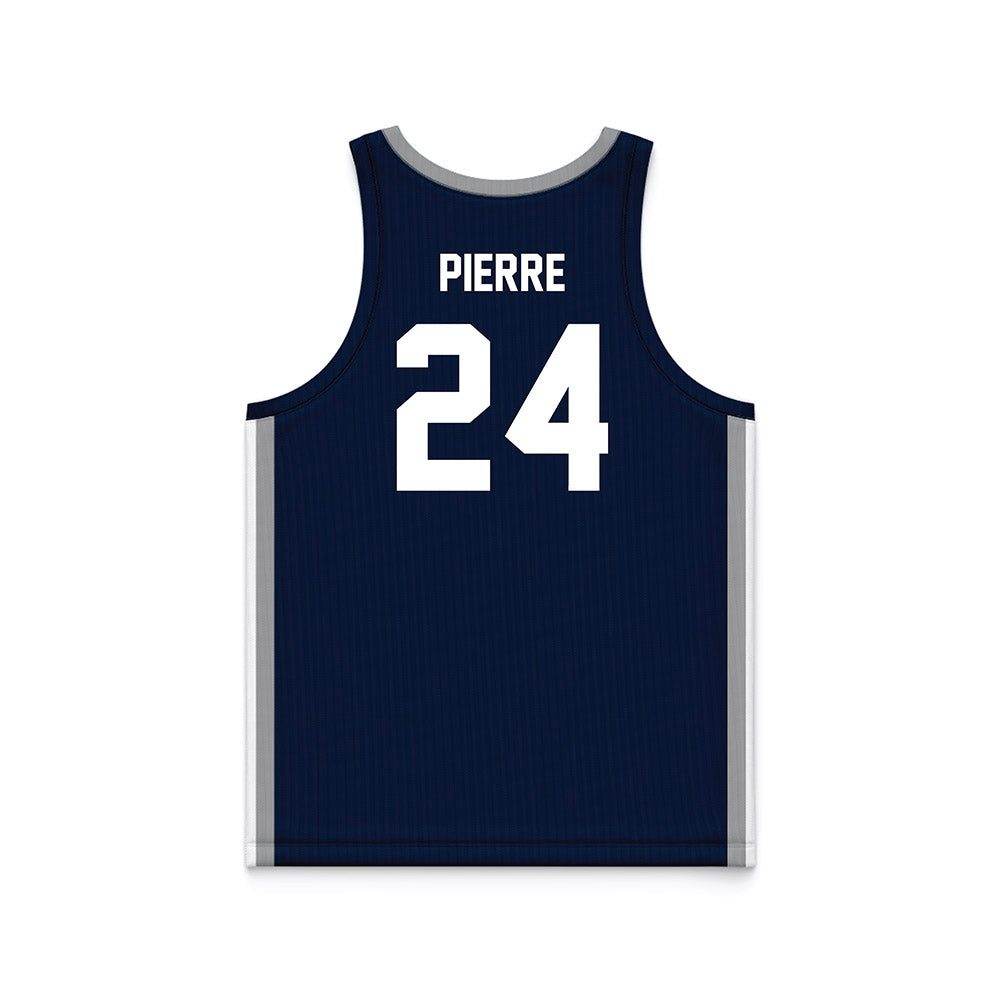 UNF - NCAA Women's Basketball : Karyzma Pierre - Midnight Navy Basketball Jersey-1