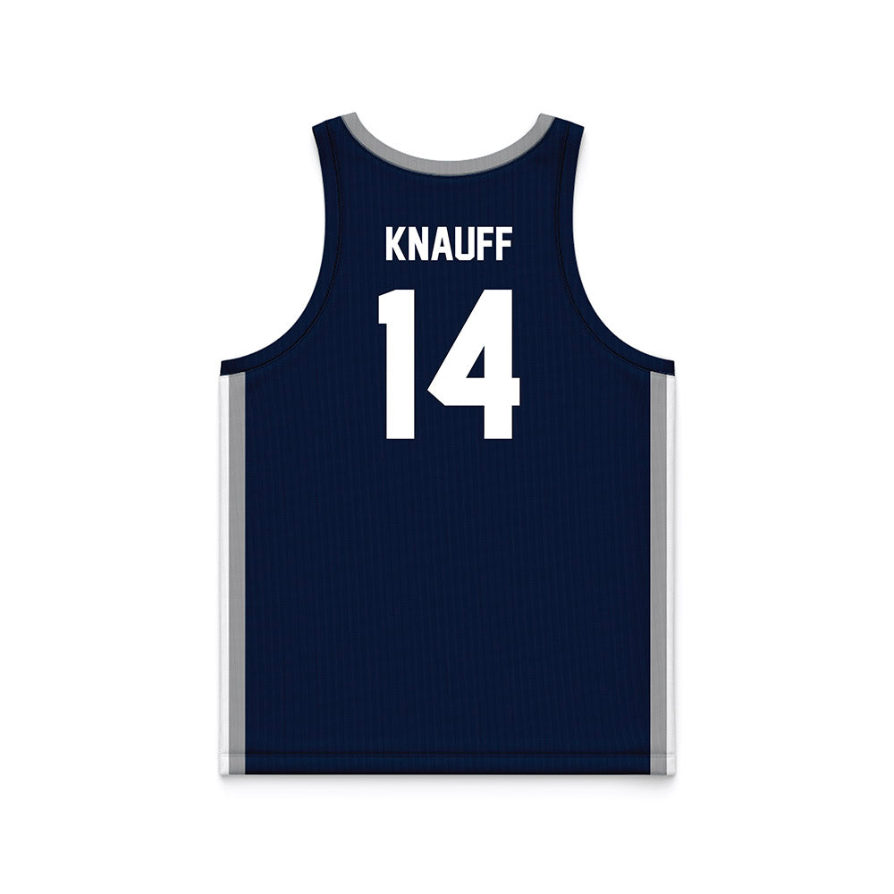 UNF - NCAA Women's Basketball : Abby Knauff - Midnight Navy Basketball Jersey-1