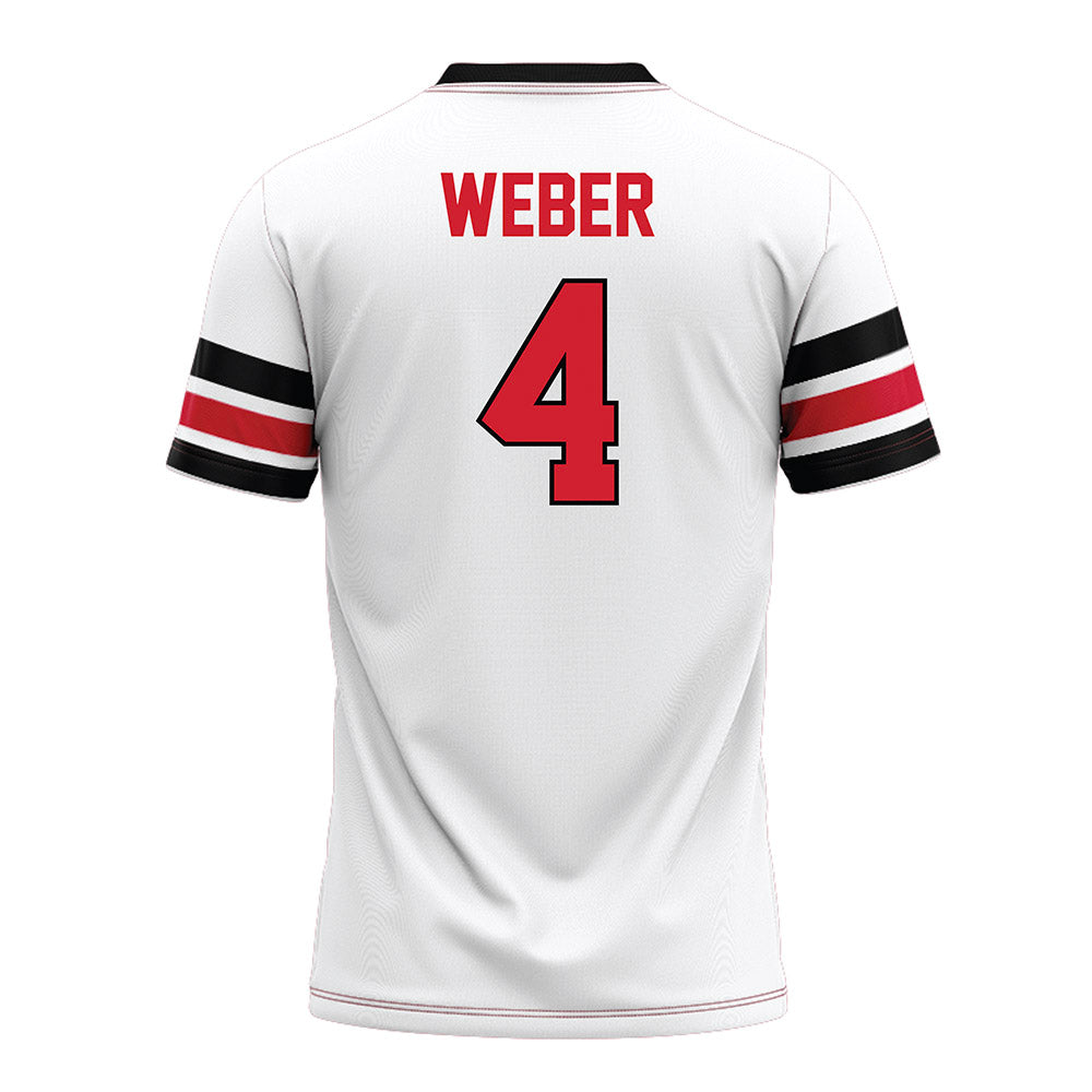 SEMO - NCAA Football : Johnny Weber - White Football Jersey-1