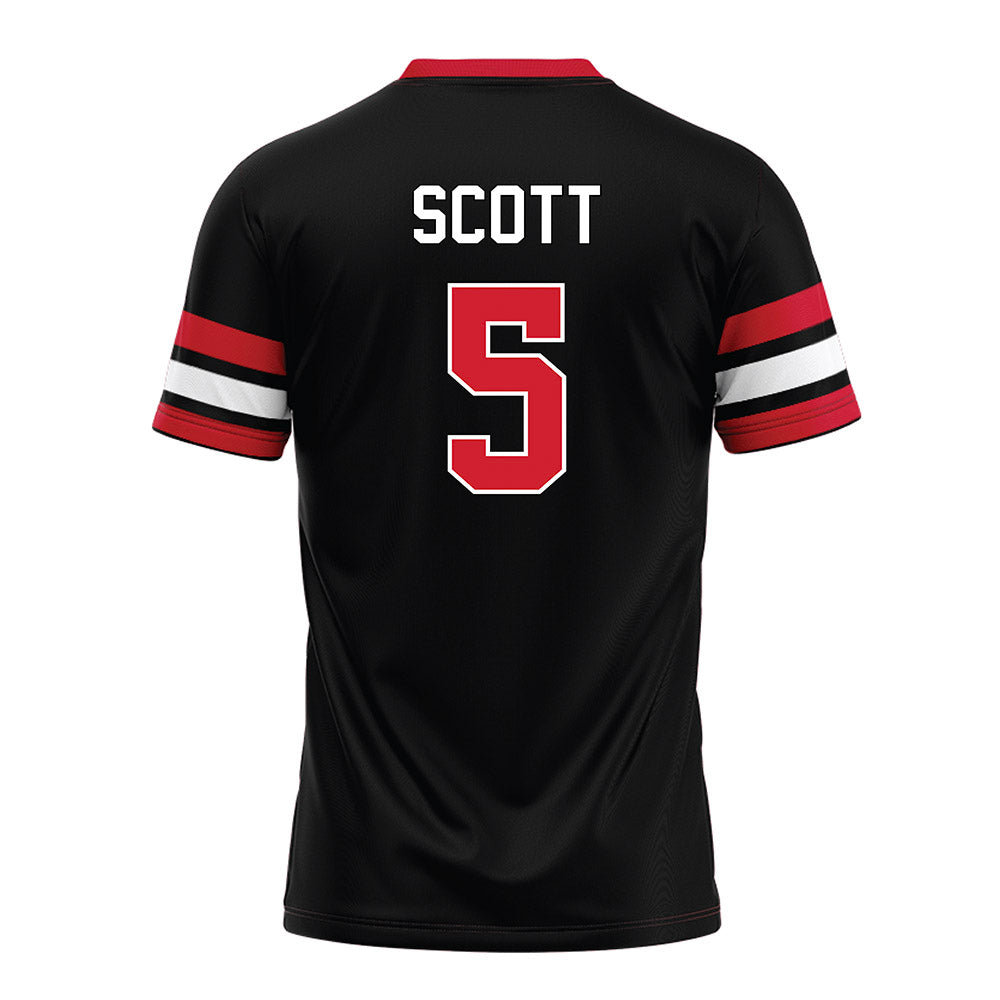 SEMO - NCAA Football : Nehemiah Scott - Black Football Jersey-1