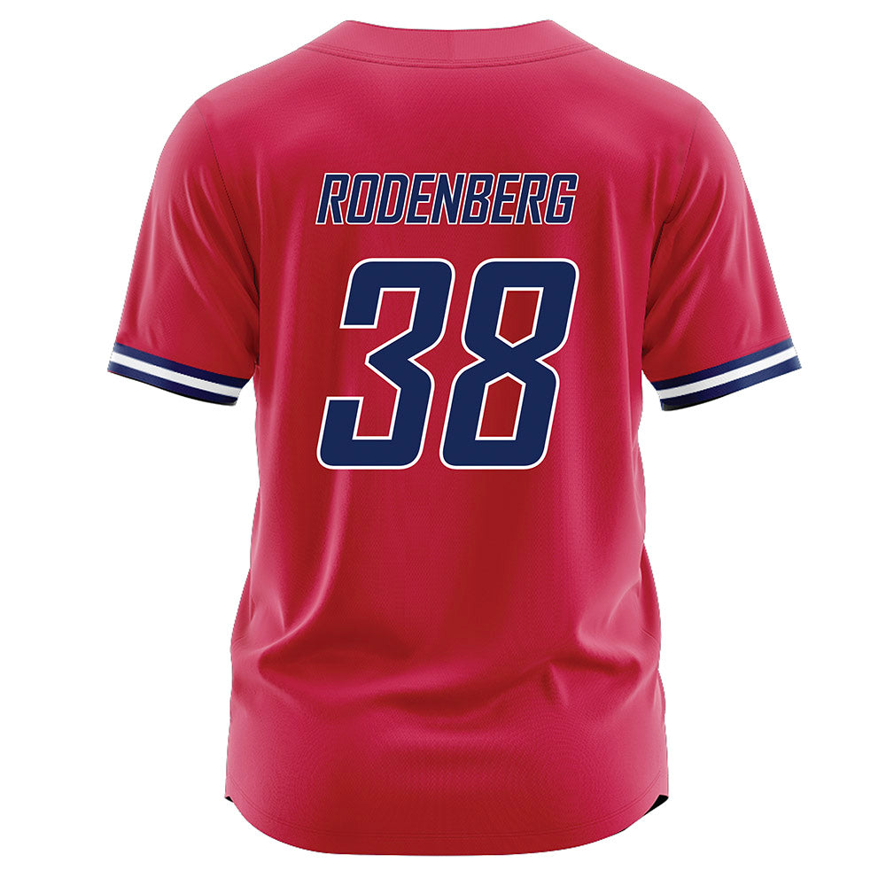 South Alabama - NCAA Baseball : Lucas Rodenberg - Red Jersey-1