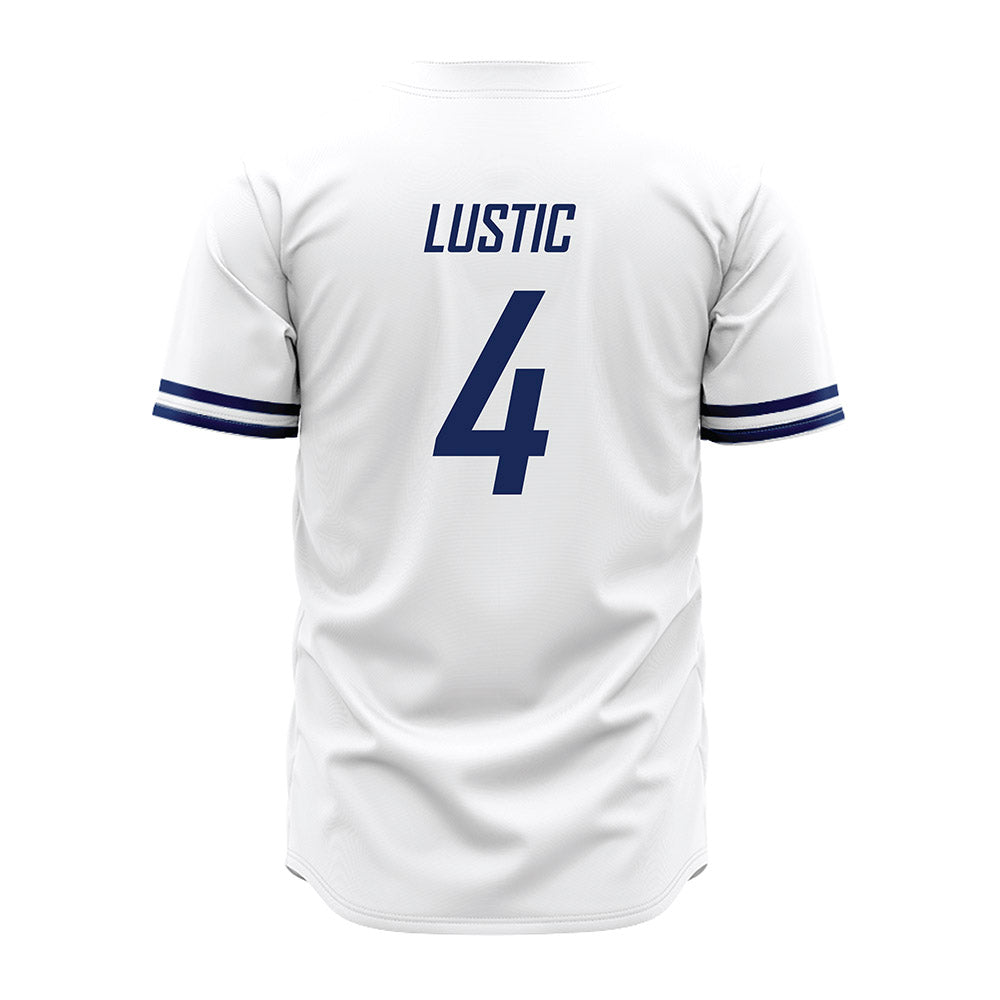 South Alabama - NCAA Baseball : Brock Lustic - White Jersey-1