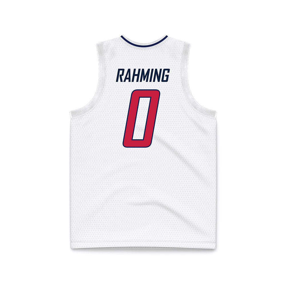 South Alabama - NCAA Men's Basketball : Cantia Rahming - White Basketball Jersey-1