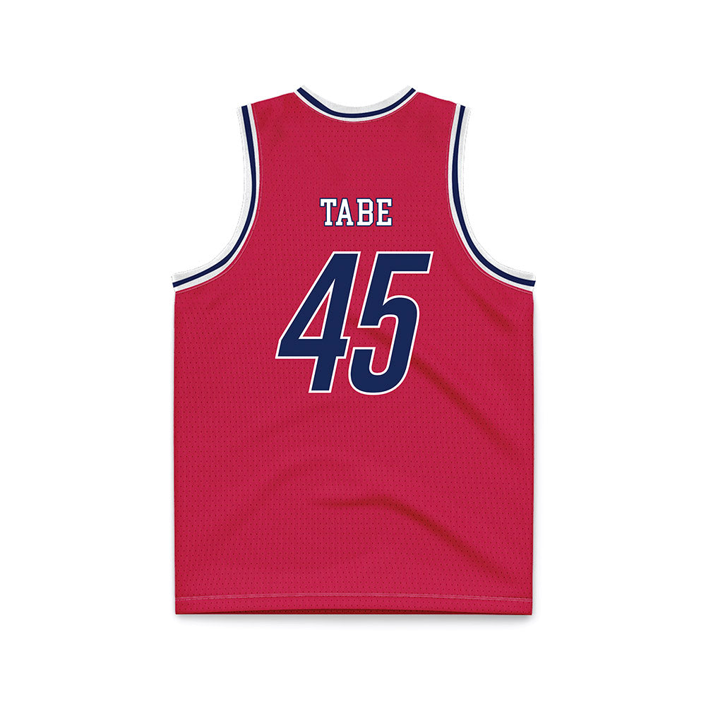 South Alabama - NCAA Men's Basketball : Samuel Tabe - Red Basketball Jersey-1