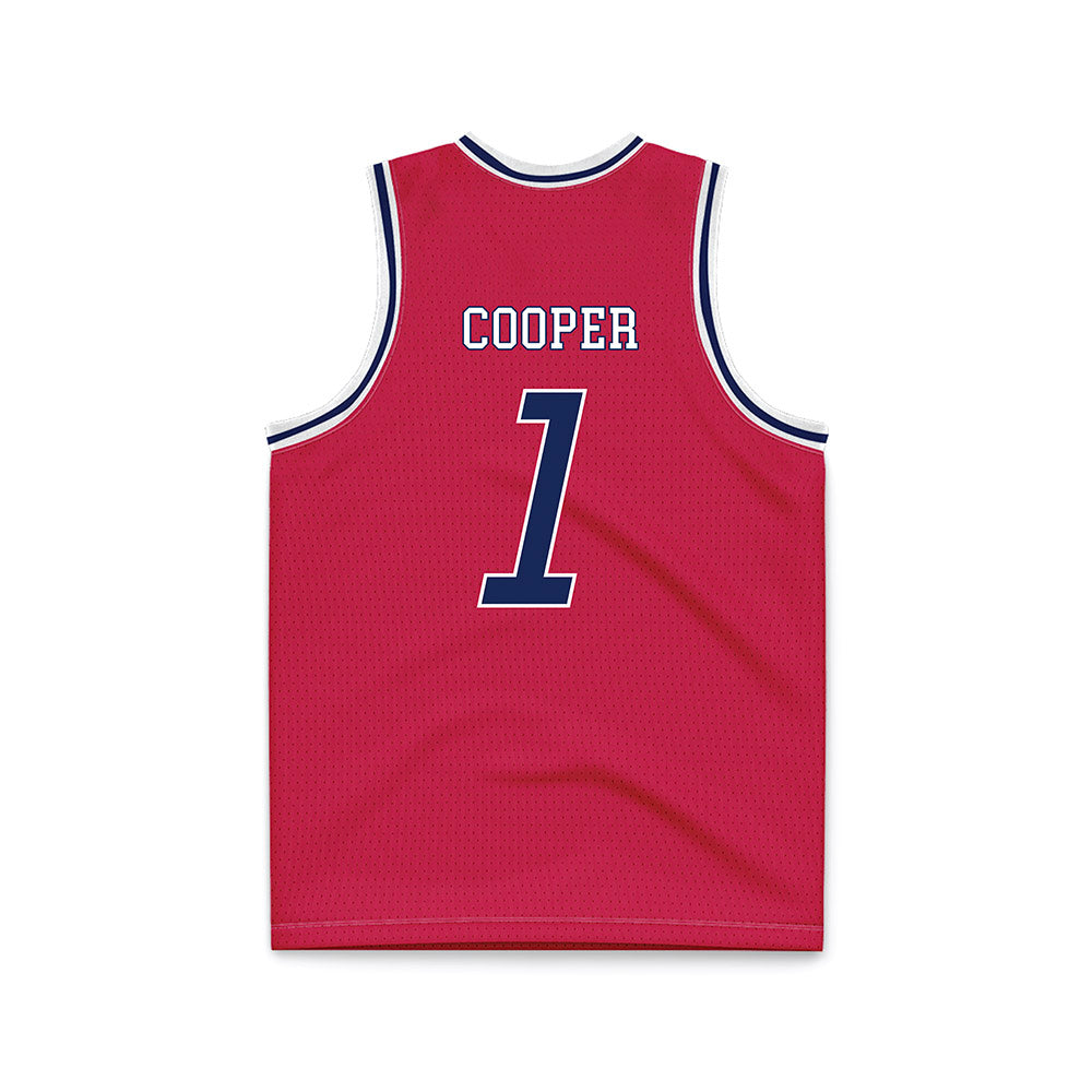 South Alabama - NCAA Men's Basketball : Jayden Cooper - Red Basketball Jersey-1