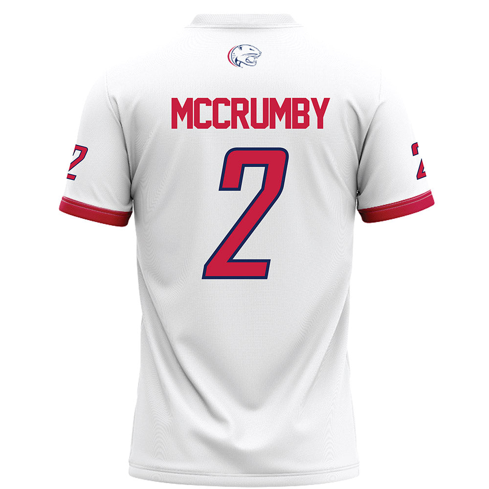 South Alabama - NCAA Football : Miller McCrumby - White Football Jersey-1