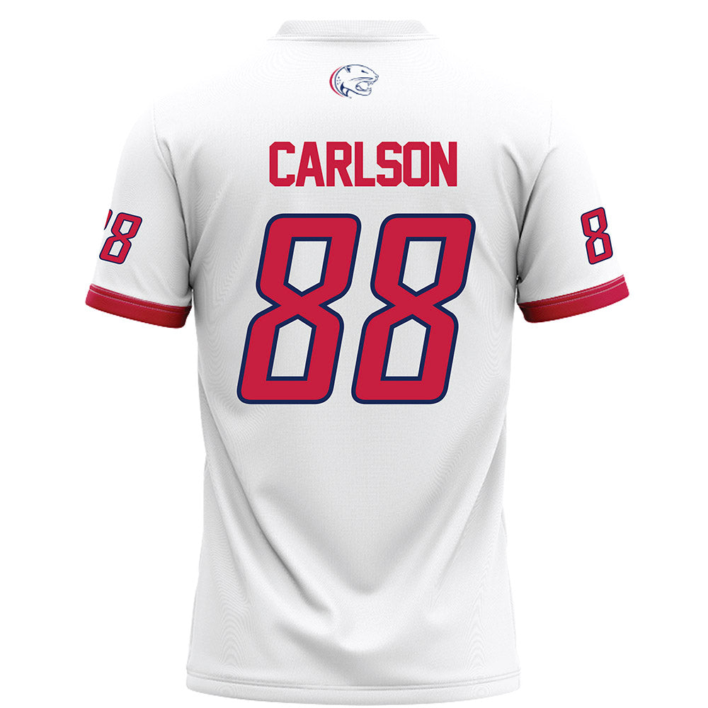 South Alabama - NCAA Football : Owen Carlson - White Football Jersey-1