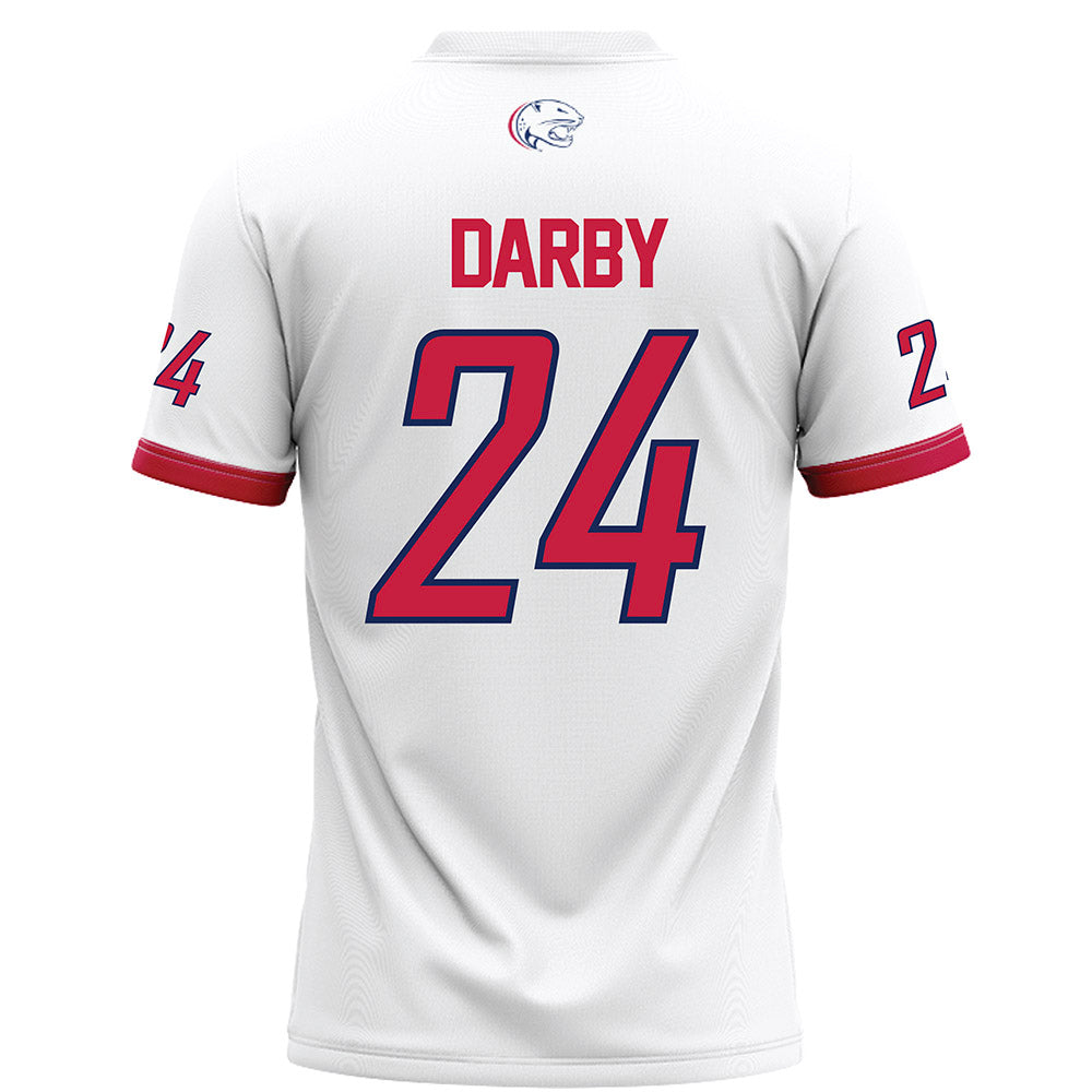 South Alabama - NCAA Football : Damyrion Darby - White Football Jersey-1