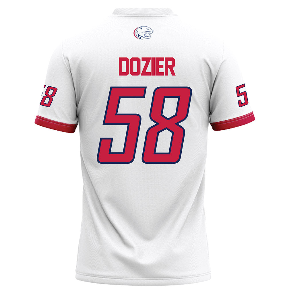 South Alabama - NCAA Football : Hayden Dozier - White Football Jersey-1