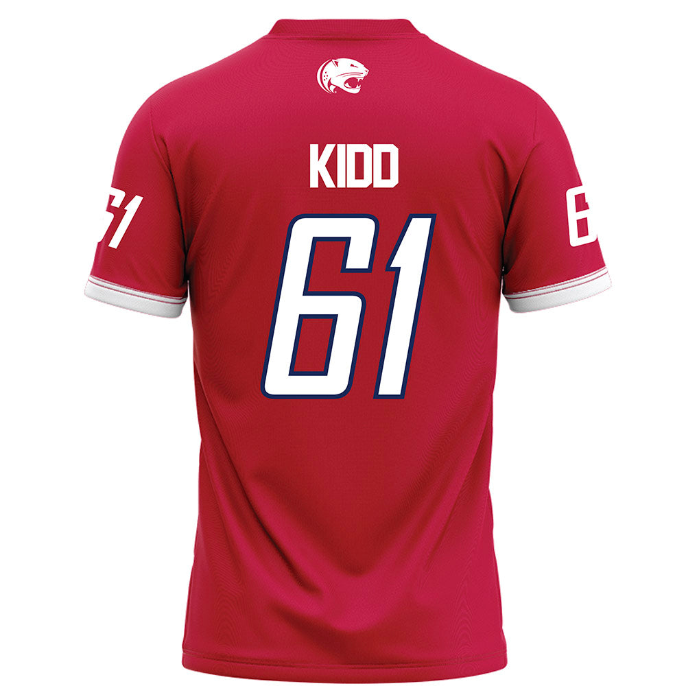 South Alabama - NCAA Football : Julius Kidd - Red Football Jersey-1