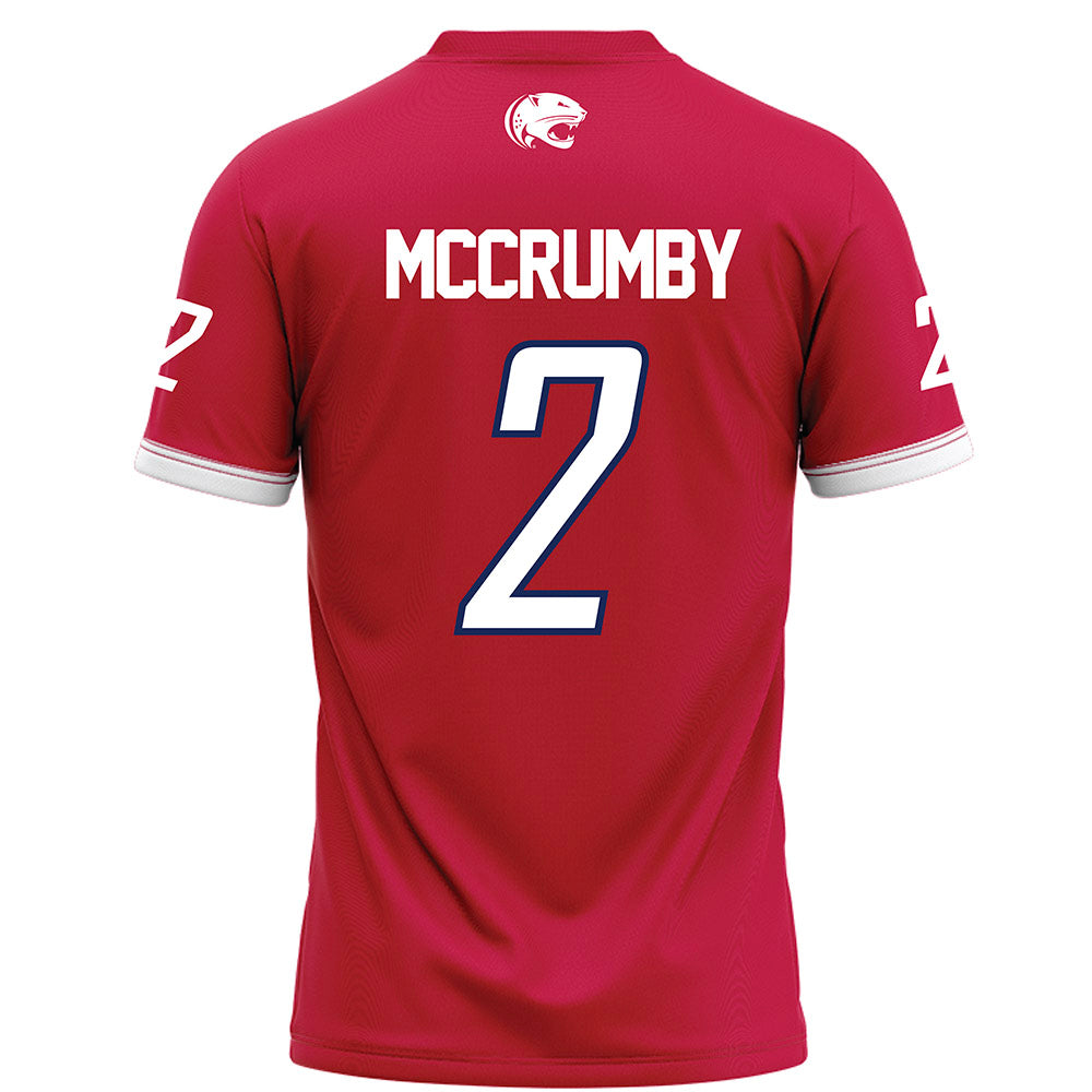 South Alabama - NCAA Football : Miller McCrumby - Red Football Jersey-1